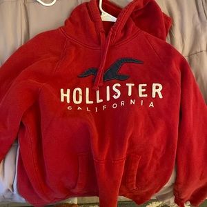 red hoodie